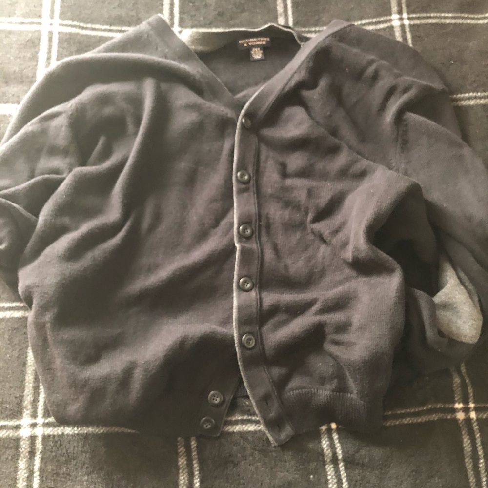 Wool-Blend Roundtree & Yorke Cardigan